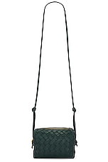 Bottega Veneta Mini Loop Bag in Emerald Green & Gold, view 1, click to view large image.