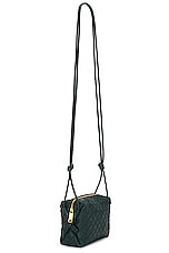 Bottega Veneta Mini Loop Bag in Emerald Green & Gold, view 4, click to view large image.