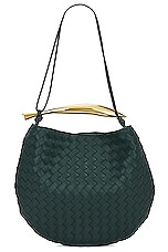 Bottega Veneta Sardine Bag in Emerald Green, view 1, click to view large image.