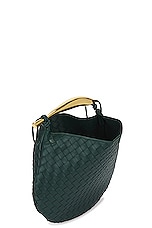 Bottega Veneta Sardine Bag in Emerald Green, view 5, click to view large image.