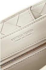 Bottega Veneta Small Andiamo Bag in White & Brass, view 7, click to view large image.