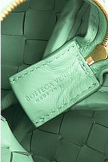 Bottega Veneta Mini Loop Bag in Siren & Gold, view 6, click to view large image.