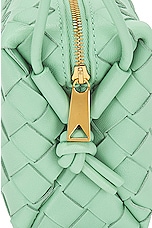 Bottega Veneta Mini Loop Bag in Siren & Gold, view 7, click to view large image.
