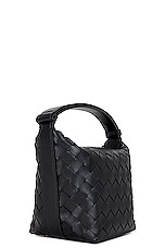 Bottega Veneta Candy Wallace Handbag in Black & Gold, view 3, click to view large image.