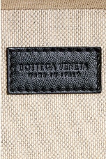 Bottega Veneta North South Vanity Case Bag in Black & Gold, view 5, click to view large image.
