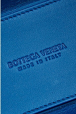 Bottega Veneta Mini Arco Tote Bag in Deep Pacific & Gold, view 7, click to view large image.