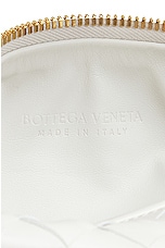 Bottega Veneta Mini Jodie Heart Bag in White, view 6, click to view large image.