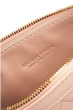 Bottega Veneta Mini Intrecciato Shoulder Bag in Lotus & Gold, view 6, click to view large image.
