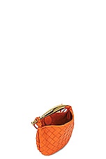 Bottega Veneta Mini Sardine Bag in Papaya & Brass, view 5, click to view large image.