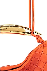 Bottega Veneta Mini Sardine Bag in Papaya & Brass, view 7, click to view large image.