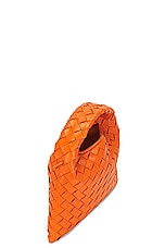 Bottega Veneta Mini Hop Hobo Bag in Papaya & Brass, view 6, click to view large image.