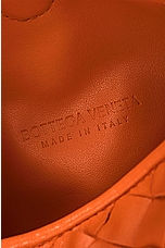 Bottega Veneta Mini Hop Hobo Bag in Papaya & Brass, view 7, click to view large image.
