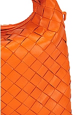 Bottega Veneta Mini Hop Hobo Bag in Papaya & Brass, view 8, click to view large image.