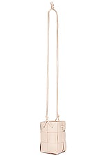 Bottega Veneta Mini Backpack in Lotus & Gold, view 4, click to view large image.