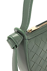 Bottega Veneta Mini Sunrise Bag in Aloe & Gold, view 7, click to view large image.