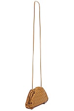 Bottega Veneta Mini Pouch Bag in Caramel & Gold, view 4, click to view large image.