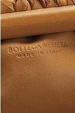 Bottega Veneta Mini Pouch Bag in Caramel & Gold, view 6, click to view large image.