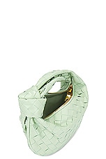 Bottega Veneta Mini Jodie Bag in Fresh Mint & Gold, view 5, click to view large image.
