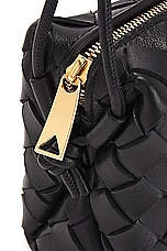 Bottega Veneta Loop Baguette Bag in Black & Gold, view 7, click to view large image.