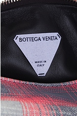 Bottega Veneta Mini Jodie Nappa Print Shirt Tartan Bag in Grey, Red, Black & Silver, view 6, click to view large image.