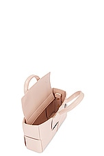 Bottega Veneta Mini East West Arco Tote Bag in Lotus & Gold, view 6, click to view large image.