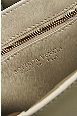 Bottega Veneta Padded Cassette Mix Material Bag in Sea Glass, view 5, click to view large image.