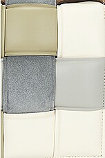 Bottega Veneta Padded Cassette Mix Material Bag in Sea Glass, view 6, click to view large image.