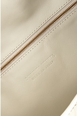 Bottega Veneta Large Hop Bag in White & Muse Brass, view 6, click to view large image.