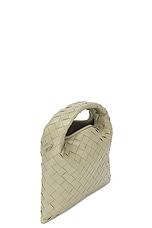 Bottega Veneta Mini Hop Bag in Travertine & Muse Brass, view 6, click to view large image.