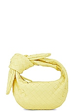 Bottega Veneta Mini Jodie Bag in Sherbert & Gold, view 1, click to view large image.