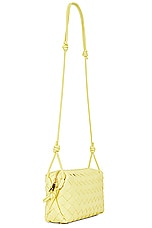 Bottega Veneta Loop Baguette Bag in Sherbert & Gold, view 4, click to view large image.