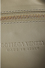 Bottega Veneta Small Hop Bag in Travertine & Muse Brass, view 6, click to view large image.