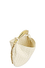 Bottega Veneta Small Sardine Bag in String & Muse Brass, view 5, click to view large image.