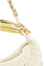 Bottega Veneta Small Sardine Bag in String & Muse Brass, view 7, click to view large image.