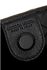 Bottega Veneta Small Sardine Bag in Black & Muse Brass, view 6, click to view large image.