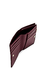 Bottega Veneta Small Bi-fold Wallet in Cherry Gold, view 5, click to view large image.