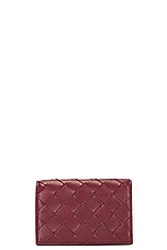 Bottega Veneta Card Case in Cherry Gold, view 1, click to view large image.