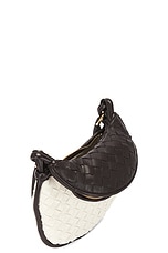 Bottega Veneta Mini Gemelli Bag in Natural, Fondant, & Muse Brass, view 5, click to view large image.