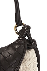 Bottega Veneta Mini Gemelli Bag in Natural, Fondant, & Muse Brass, view 8, click to view large image.