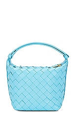 Bottega Veneta Candy Wallace Bag in Dip & Gold, view 2, click to view large image.