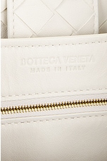 Bottega Veneta Medium Andiamo Bag in White & Muse Brass, view 7, click to view large image.