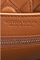 Bottega Veneta Small Andiamo Bag in Cognac & Muse Brass, view 7, click to view large image.