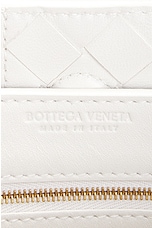 Bottega Veneta Small Andiamo Bag in White & Muse Brass, view 8, click to view large image.