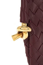 Bottega Veneta Small Solstice Bag in Cherry & Muse Brass, view 7, click to view large image.