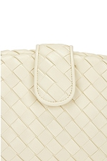 Bottega Veneta Lauren 1980 Teen Clutch With Chain in String & Muse Brass, view 7, click to view large image.
