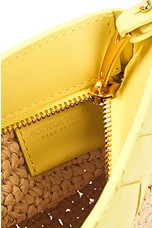 Bottega Veneta Small Prism Pouch in Natural & Sherbert Gold, view 6, click to view large image.