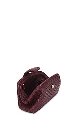Bottega Veneta Lauren 1980 Teen Clutch With Chain in Barolo & Muse Brass, view 5, click to view large image.