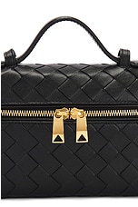 Bottega Veneta Bang Bang Vanity Case Bag in Black & Gold, view 7, click to view large image.