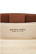 Bottega Veneta Large Andiamo Bag in Natural & Light Wood, view 7, click to view large image.