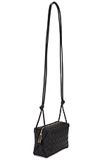 Bottega Veneta Mini Loop Bag in Black & Gold, view 4, click to view large image.